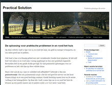 Tablet Screenshot of practicalsolution.eu